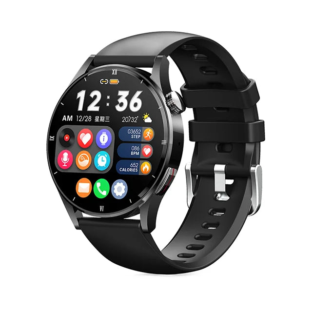 QS39 Smart Horloge Voor Vrouwen Mannen 1.32 Inch 360X360 Hr Bp Sp02 Fitness Horloge Armband Bt Bellen smartwatch 2022